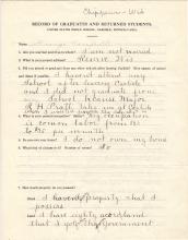 George Carefell Student File