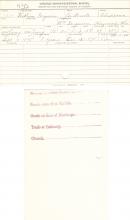 William Ferguson Student File