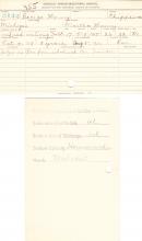George Henry Student File