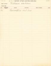 William Isham (Kawage) Student File