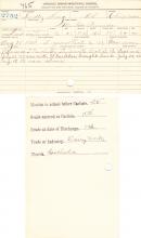 Finley King Student File