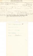 Joe McCoonse Student File