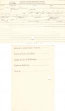 John Moses Student File
