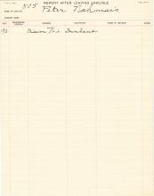 Peter Nahmais Student File