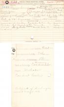 Henry Sampson Student File