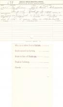 George Shekee (Na-ga-vah) Student File