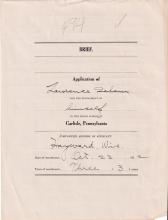 Lawrence Isham Student File