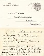 Ida Mae Warren Student File