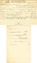 George Henry Thompson Student File