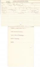 George Bigheart Student File