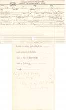 Ernest Roe Student File