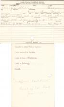John Whitehorn Student File