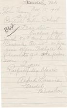 Alfred Laravie Student File 