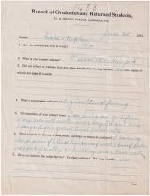 Leslie Nephew Student File