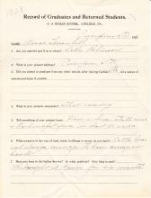 Amos Lone Hill Student File