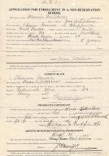 Marie Arteshaw Student File