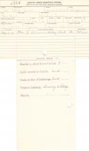 Katie James Student File