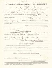 Evelyn M. Gheen Student File
