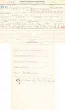 Myrtle Evans Student File