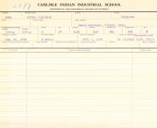 Hattie Halliday Student File