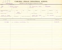 Martha Isaacs Student File