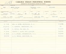 Sarah Jacobs Student File