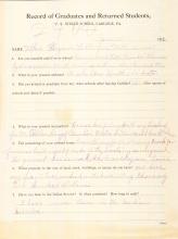 Virginia La Rocque Student File