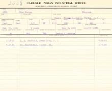 Alma Gasten Student File