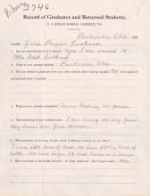 Julia Pryor Student File 