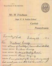 Victoria Standing Bear Student File