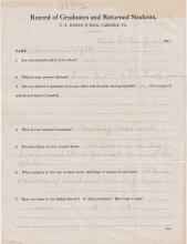 Susan Wright Student File