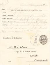 Charles Monchamp Student File