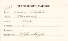Clinton Marshall Student File