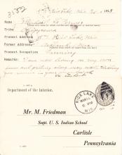 Michael La Fernier Student File