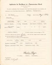 Ida Thayer Student File