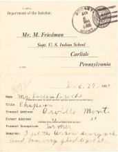 Lucien La Roche Student File