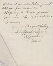 Stafford Elgin Student File