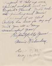 Mamie Richardson Student File
