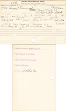 Louis Flammand Student File