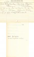Henry Greenleaf Student File