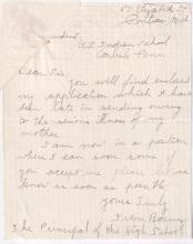 Irene Barnes Student File