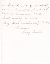 Lucy Lenoir Student File