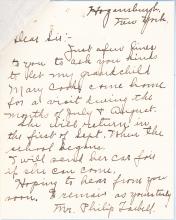 Mary Cook Student File [entered 1916]