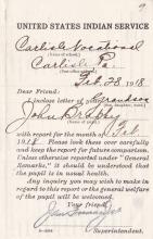 John Brophy Student File