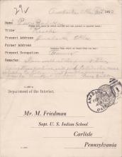 Percy Zadoka Student File