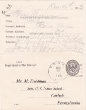 Henry Warren Student File
