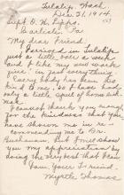 Myrtle Thomas Student File