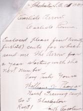 William Thayer Student File