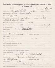 George Tibbetts Student File