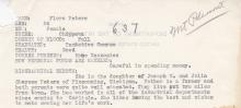 Flora Peters Student File